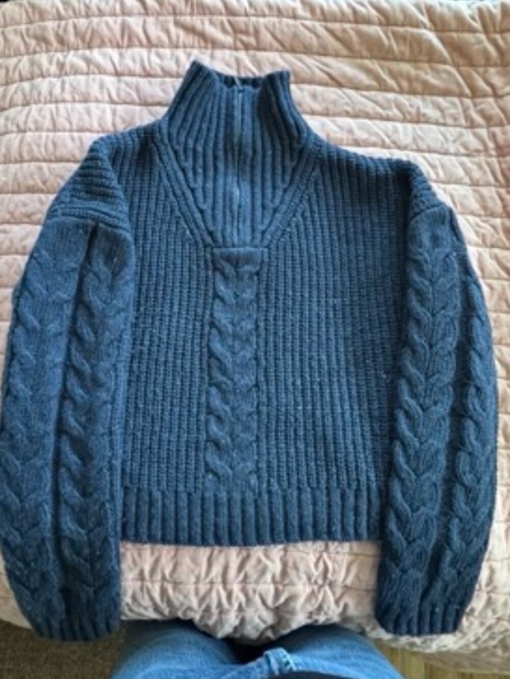 Prana Chunky Speckled quarter zip